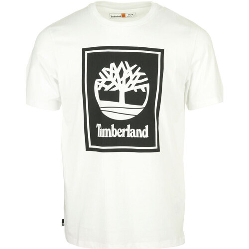 textil Hombre Camisetas manga corta Timberland Short Sleeve Tee Blanco
