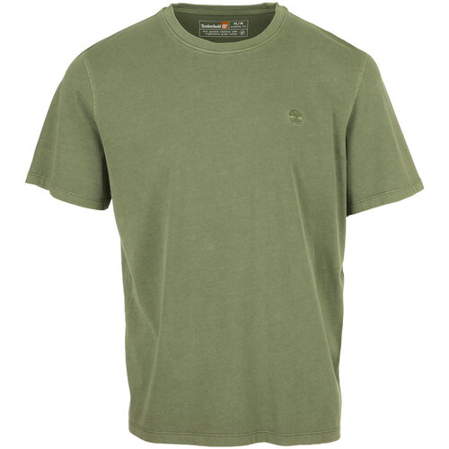 textil Hombre Camisetas manga corta Timberland Garment Dye Short Sleeve Verde