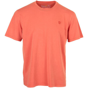 textil Hombre Camisetas manga corta Timberland Garment Dye Short Sleeve Naranja