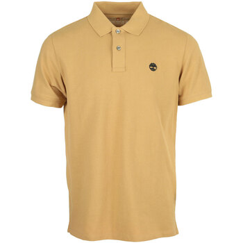 textil Hombre Tops y Camisetas Timberland Pique Short Sleeve Polo Beige