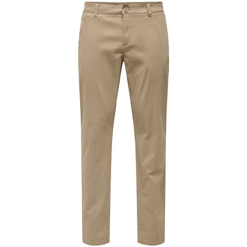 textil Hombre Pantalones chinos Only & Sons   Beige