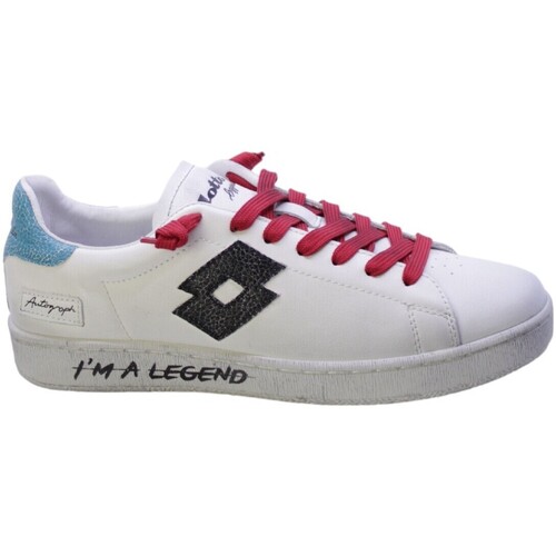 Zapatos Hombre Zapatillas bajas Lotto Sneakers Uomo Bianco Autograph Legend 219568/24 Blanco