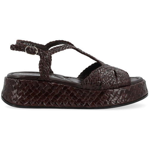 Zapatos Mujer Sandalias Pon´s Quintana Sandalia  Maui en piel marrón oscuro Otros