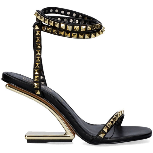 Zapatos Mujer Sandalias Exé Shoes SANDALIA TACÓN EXÉ MAGGIE-877 BLACK GOLD NEGRO
