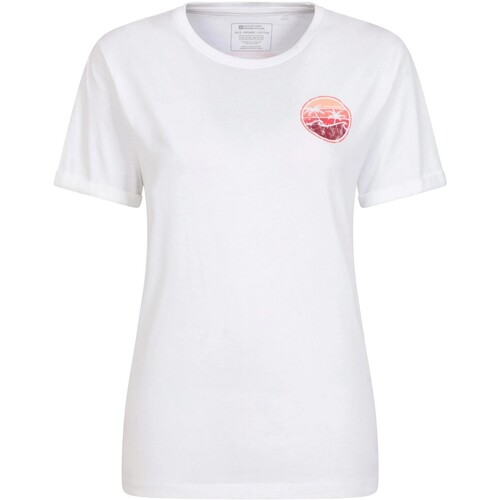 textil Mujer Camisetas manga larga Mountain Warehouse Palm Wave Blanco