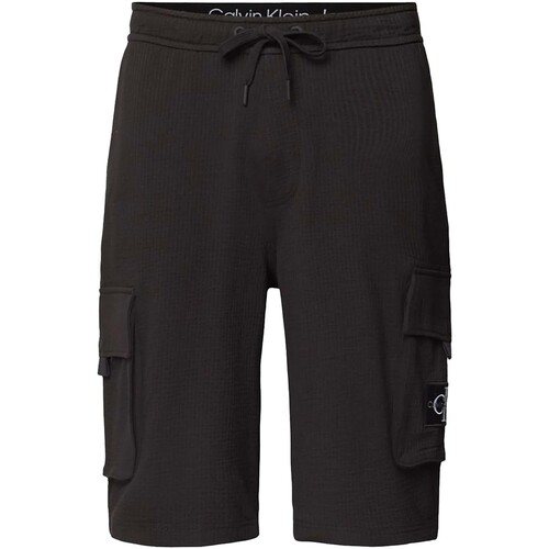 textil Hombre Shorts / Bermudas Ck Jeans Texture Hwk Short Negro