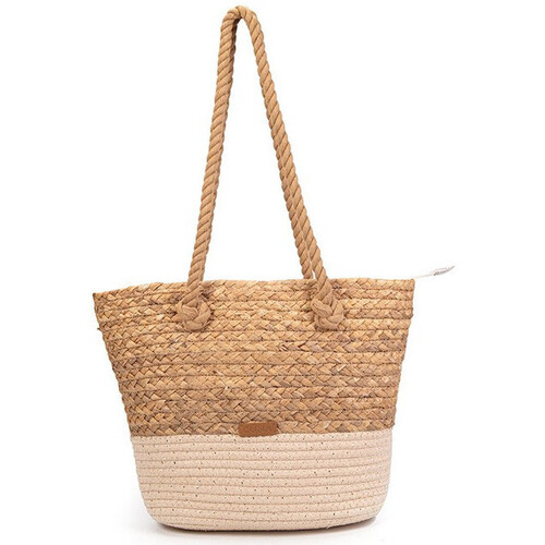 Bolsos Mujer Bolso shopping Luna Collection 72685 Beige