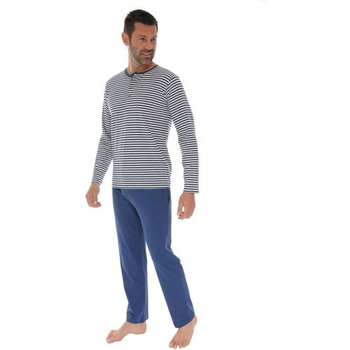 textil Hombre Pijama Christian Cane HYPPOLITE Azul