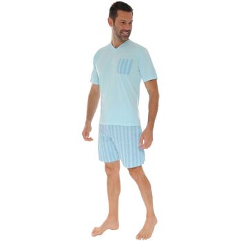 textil Hombre Pijama Christian Cane HEMELIEN Azul