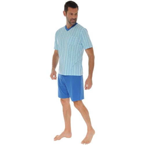 textil Hombre Pijama Christian Cane HEMELIEN Azul