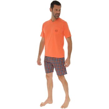 textil Hombre Pijama Christian Cane HYDAS Naranja
