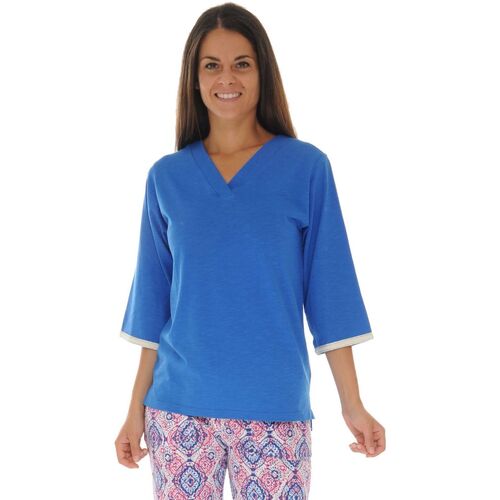 textil Mujer Pijama Christian Cane GARRYA Azul