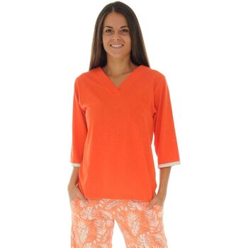 textil Mujer Pijama Christian Cane GARRYA Naranja
