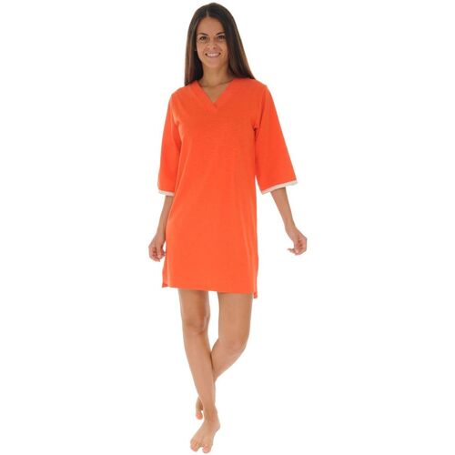 textil Mujer Pijama Christian Cane E  GARRYA Naranja