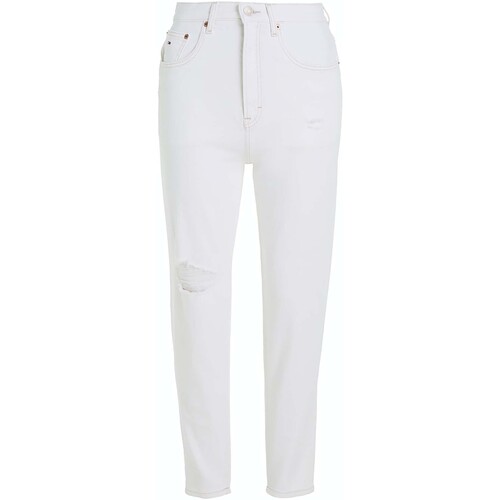 textil Mujer Vaqueros Tommy Jeans Mom Jean Uh Tpr Bh51 Blanco