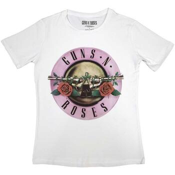 textil Mujer Camisetas manga larga Guns N Roses Classic Blanco