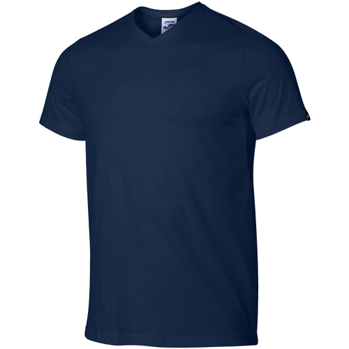 textil Hombre Camisetas manga corta Joma Versalles Short Sleeve Tee Azul