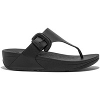 Zapatos Mujer Chanclas FitFlop CHANCLA  LULU COVERED-BUCKLE TOE-POST NEGRA Negro
