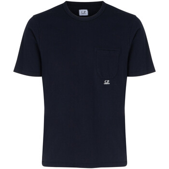 textil Tops y Camisetas C.p. Company Camiseta  de algodón azul con bolsillo Otros