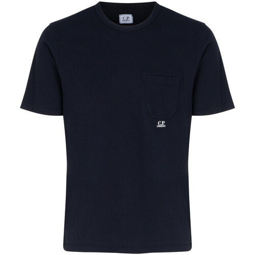 textil Tops y Camisetas C.p. Company Camiseta  de algodón azul con bolsillo Otros