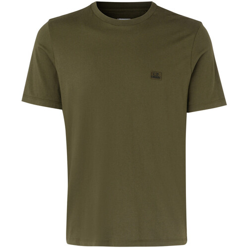 textil Tops y Camisetas C.p. Company Camiseta gargantilla  en algodón verde Verde