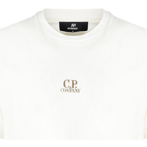textil Tops y Camisetas C.p. Company Camiseta  blanco con impresión Three Cards Otros
