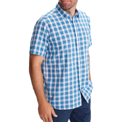 textil Hombre Camisas manga corta TBS  Azul