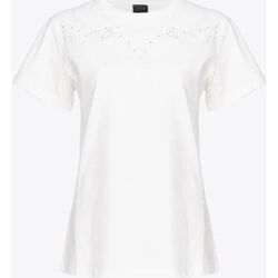 textil Mujer Tops y Camisetas Pinko VANILLA SKY 103730 A1XR-Z05 Blanco
