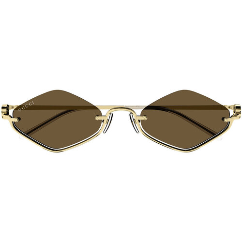Relojes & Joyas Gafas de sol Gucci Occhiali da Sole  GG1604S 002 Oro