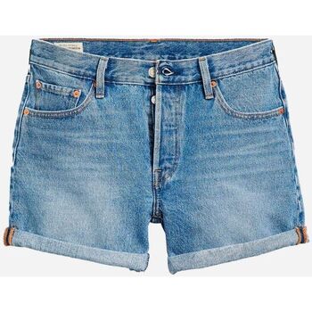 textil Mujer Shorts / Bermudas Levi's 29961 0035 - 501 ROLLED-MUST BE MINE SHORT Azul