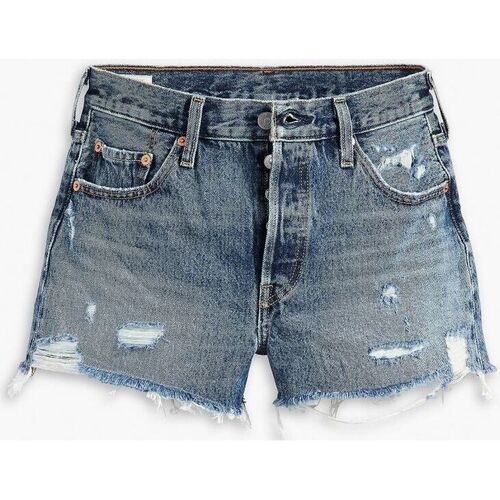 textil Mujer Shorts / Bermudas Levi's 56327 0389 - 501 SHORT-THE FUTURE IS NOW Azul
