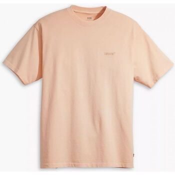 textil Hombre Tops y Camisetas Levi's A0637 0096 - RED TAB TEE-GARMENT DYE PALE PEACH Rosa
