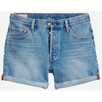 textil Mujer Shorts / Bermudas Levi's 29961 0035 - 501 ROLLED-MUST BE MINE SHORT Azul