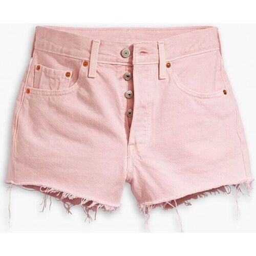 textil Mujer Shorts / Bermudas Levi's 56327 0398 - 501 SHORTS-CHALK PNK Rosa