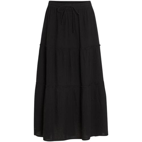 textil Mujer Faldas Vila 14095795-Black Beaut Negro