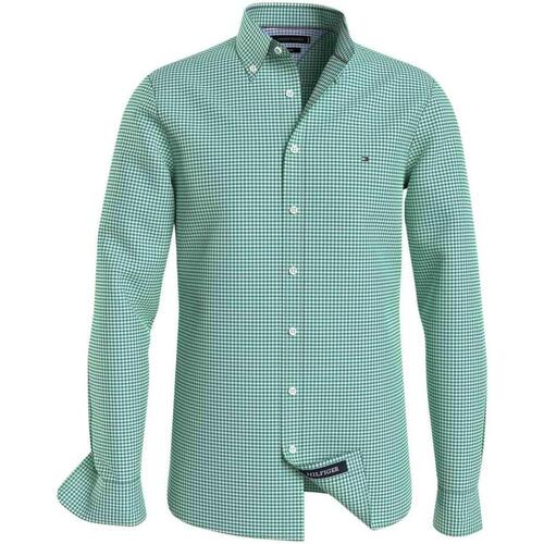textil Hombre Camisas manga larga Tommy Hilfiger MW0MW337640N1 Verde