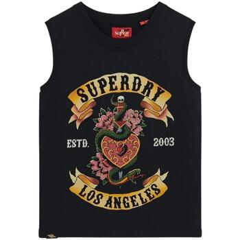 textil Mujer Tops y Camisetas Superdry W6011781A-02A Negro