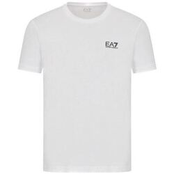 textil Hombre Camisetas manga corta Emporio Armani EA7 CAMISETA  HOMBRE Blanco