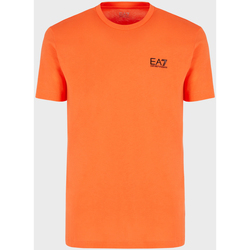 textil Hombre Camisetas manga corta Emporio Armani EA7 CAMISETA  HOMBRE Naranja