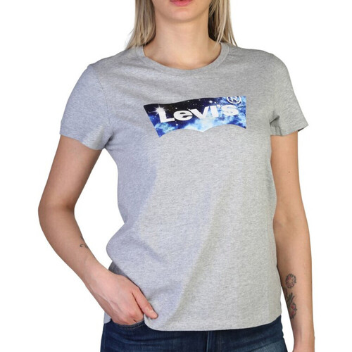 textil Mujer Camisetas manga corta Levi's  Azul