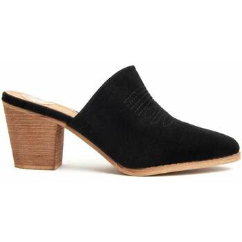 Zapatos Mujer Zuecos (Mules) Leindia 90124 Negro