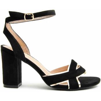 Zapatos Mujer Sandalias Leindia 90202 Negro