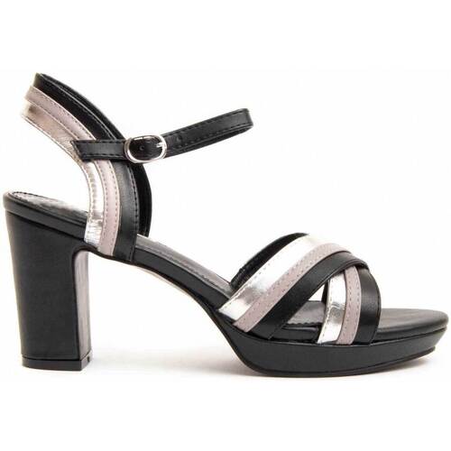Zapatos Mujer Sandalias Leindia 90318 Negro