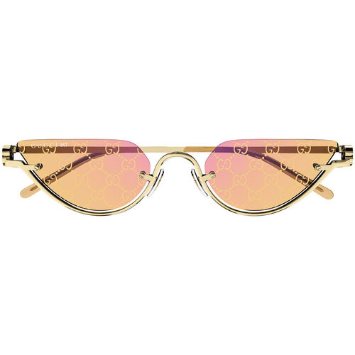 Relojes & Joyas Gafas de sol Gucci Occhiali da Sole  GG1603S 004 Oro