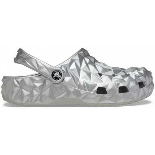 Zapatos Mujer Sandalias Crocs Cls metallic geometric clog Plata