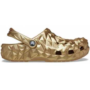 Zapatos Mujer Sandalias Crocs Cls metallic geometric clog Oro