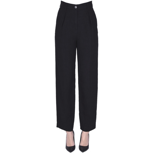 textil Mujer Pantalones chinos Forte Forte PNP00003169AE Negro