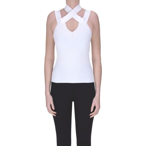 textil Mujer Camisetas sin mangas D.exterior TPT00003125AE Blanco