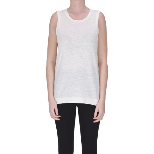 textil Mujer Camisetas sin mangas Wool&co TPT00003070AE Blanco