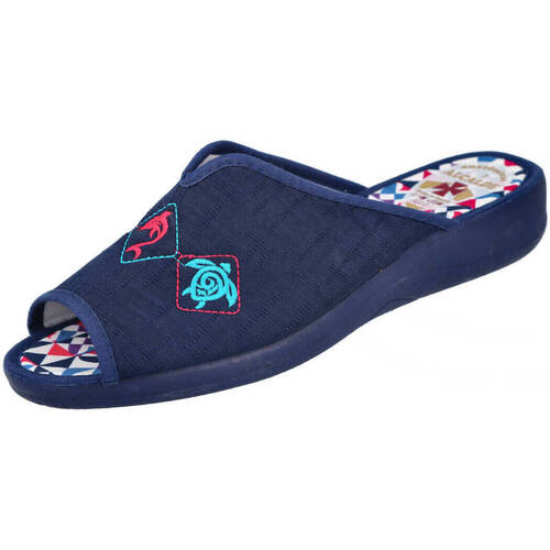 Zapatos Mujer Pantuflas L&R Shoes MD5715 Azul